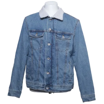 Foret Jeansjakke (Blå, Hvid) fra Redefined Rebel Bomuld, Polyester