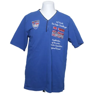 T-shirt (Blauw, Meerkleurig) van Nebulus Katoen