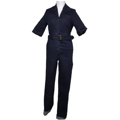 Byxdress (Blå) från Collectif Bomull, Elastan, Polyester