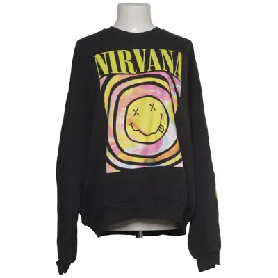 Sweatshirt (Noir, Multicolore) de Bershka Coton, Polyester