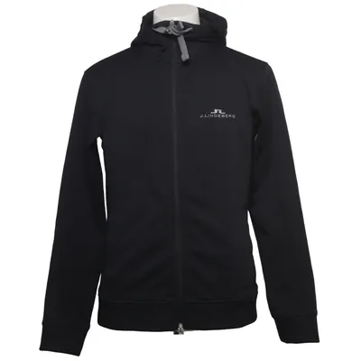 Huvtröja (Jl Zip Hood Tech Jersey) från J.Lindeberg Elastan, Polyester
