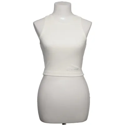 Crop top (Blanc) de Pegador Coton, Élasthane