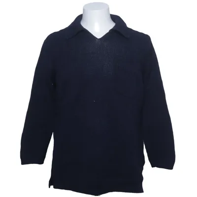 Sweater (Blue) from Le Tricot Longhin Cotton, Polyamide