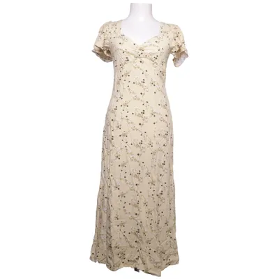 Långklänning (Beige, Flerfärgad) från Lindex Viskos