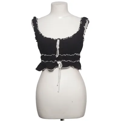 Crop top (Sweet Contrast Ss Top) from Nelly Viscose