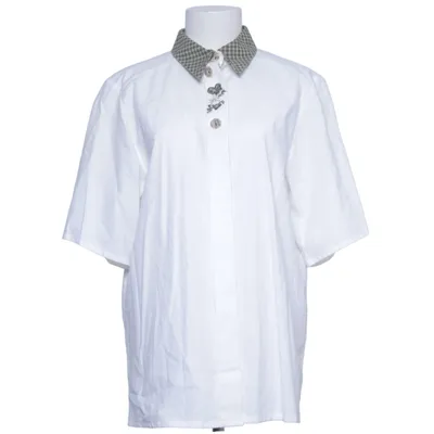 Chemise à manches courtes (Blanc, Multicolore) de Alphorn Coton