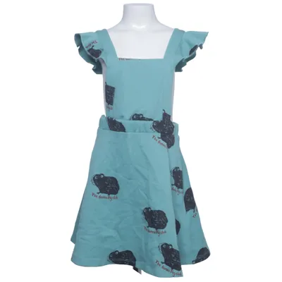 Dungaree dress (Green) from Mini Rodini Organic cotton