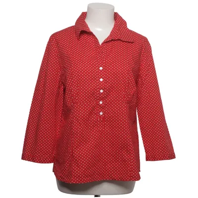 Shirt (Rood, Wit) van Miss H. Katoen, Elastaan