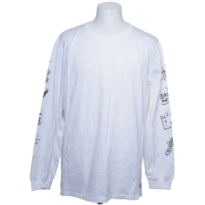 T-shirt à manches longues (Blanc) de Frank Dandy Coton biologique