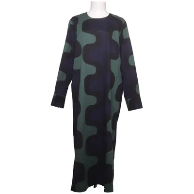 Robe longue (Vert, Bleu, Noir) de Marimekko Coton, Élasthane