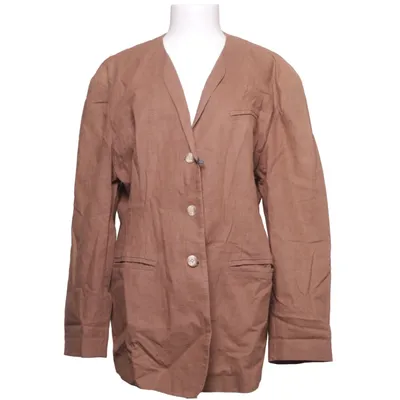 Blazer (Brown) from Hot Zone by KappAhl Cotton, Linen, Nylon