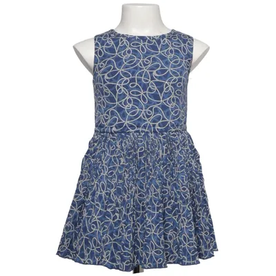 Jurk (Blauw, Wit) van Young Dimension Polyester