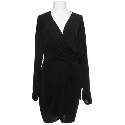 Wikkeljurk (Zwart) van ASOS Design Elastaan, Polyester