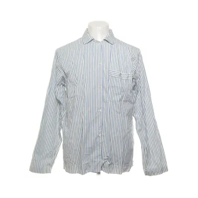 Shirt (Blue, White) from Tekla Organic cotton
