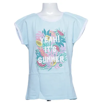 T-shirt (Bleu, Multicolore) de Alive Coton