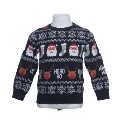 Christmas sweater (Black, Multicolored) from D.M.D by Denim Day Cotton