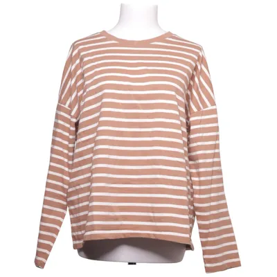 Långärmad t-shirt (Brun, Vit) från KappAhl Bomull