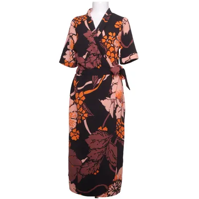 Omlottklänning (Svart, Flerfärgad) från Ichi Elastan, Polyester