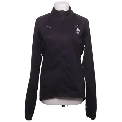 Træningsjakke (Sort) fra Odlo Elastan, Polyester