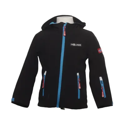 Softshell jacket (Zwart, Blauw) van Trollkids Polyester