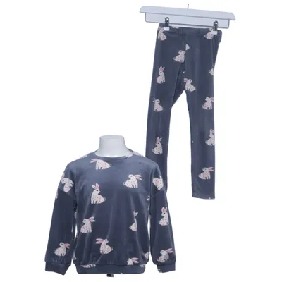 Pyjamas (Grå, Vit, Rosa) från Lindex Kids Elastan, Polyester