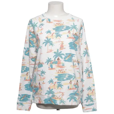 Sweatshirt (White, Multicolored) from Roxy Cotton, Polyester