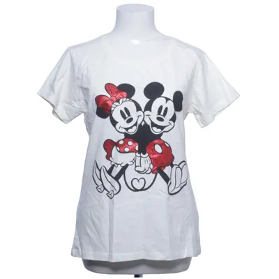 T-shirt (Vit, Röd, Svart) från Disney Bomull, Polyester