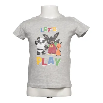 T-shirt (Grå, Flerfarvet) fra Bing Bomuld, Viscose