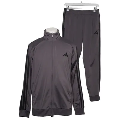 Sportssæt (Grå, Sort) fra Adidas Elastan, Genanvendt polyester
