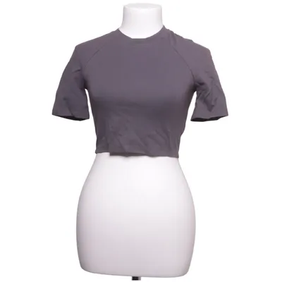 Crop top (Gray) from Monica Geuze x NA-KD Polyamide, Viscose
