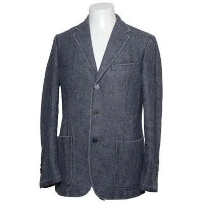 Kavaj (Grå) från Corneliani Polyester, Ull