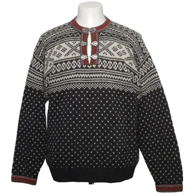 Lusekofte (Noir, Blanc, Multicolore) de Bouviac Laine