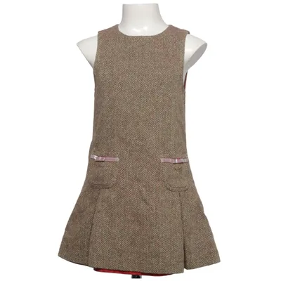 Dress (Beige, Red) from Steiff Acrylic, Cotton, Silk