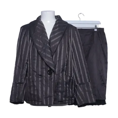 Skirt suit (Gray, Black) from Wille Cotton, Elastane, Polyamide
