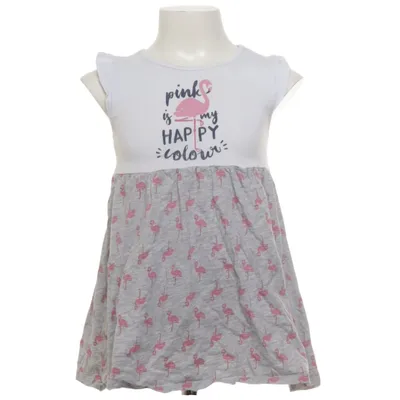 Klänning (Grå, Rosa) från Pocopiano Ekologisk bomull, Viskos