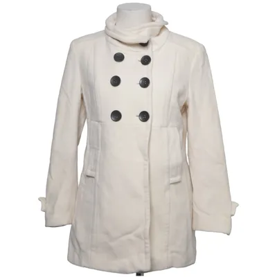 Coat (White) from Basic Line Cashmere, Polyamide, Wool