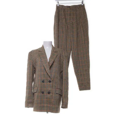Suit (Brown, Blue, Yellow) from ASOS Elastane, Polyester, Viscose
