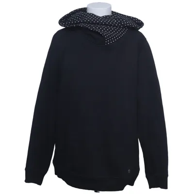 Huvtröja (Svart, Vit) från Pussy Deluxe Bomull, Elastan, Polyester