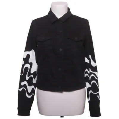 Veste en jean (Noir, Blanc) de Mango Denim Coton, Élasthane