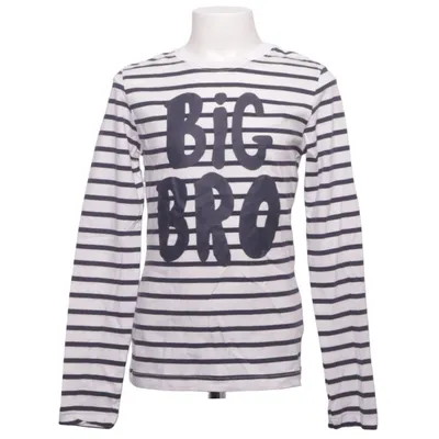 Långärmad t-shirt (Vit, Svart) från H&M Bomull