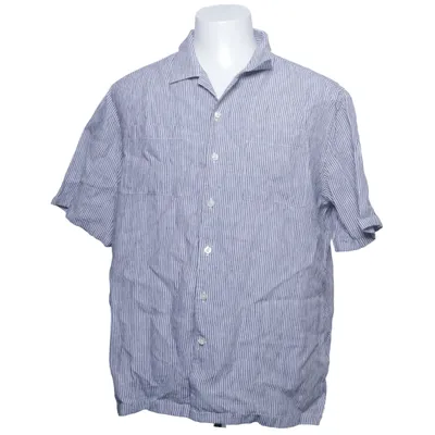 Kortärmad skjorta (Blå, Vit) från Knowledge Cotton Apparel Linne