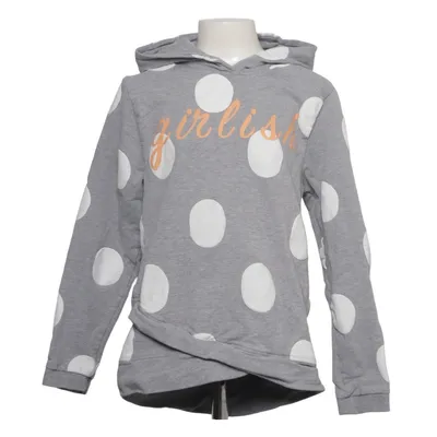 Sweat à capuche (Gris, Blanc) de Name It Coton, Élasthane, Viscose