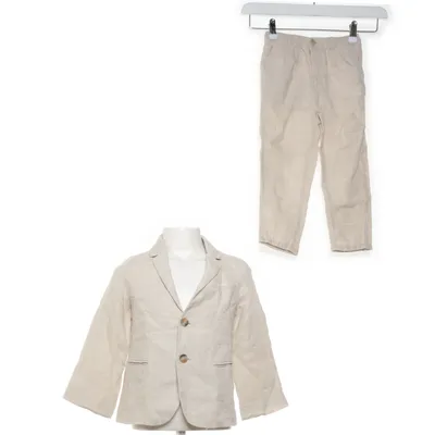 Suit (Beige) from Zara Cotton, Polyester