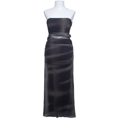 Långklänning (Grå) från Zara Elastan, Polyester