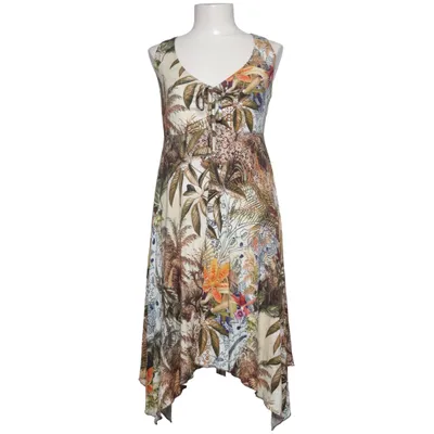 Jurk (Beige, Meerkleurig) van Heine Elastaan, Viscose
