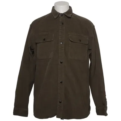 Skjortejakke (Grøn) fra Jack & Jones Jeans Intelligence Bomuld, Elastan