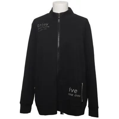 Trainingsjack (Zwart) van Lea H. Elastaan, Polyester, Viscose