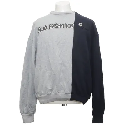 Sweatshirt (Gris, Bleu) de Gosha Rubchinskiy Coton