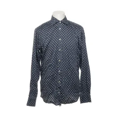 Shirt (Blauw, Wit) van John Henric Katoen