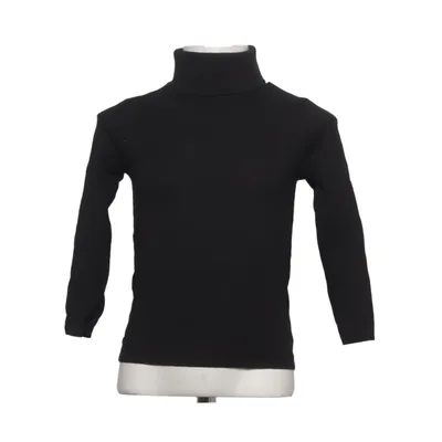 Rollkragenpullover (Schwarz) von Infinity Kids Baumwolle